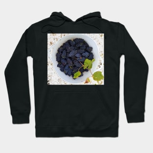 Grapes in a Bucket by Avril Thomas Hoodie